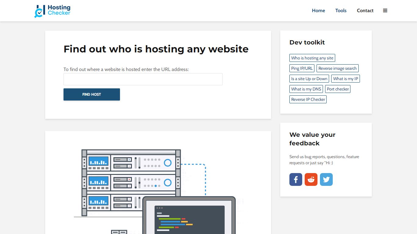 Hosting Checker - Find out who is hosting any website